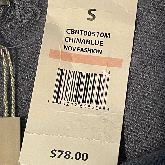 Cupio Women's Pull On Sweater Pants  China Blue Cable Detail New NWT S Small - Picture 10 of 14